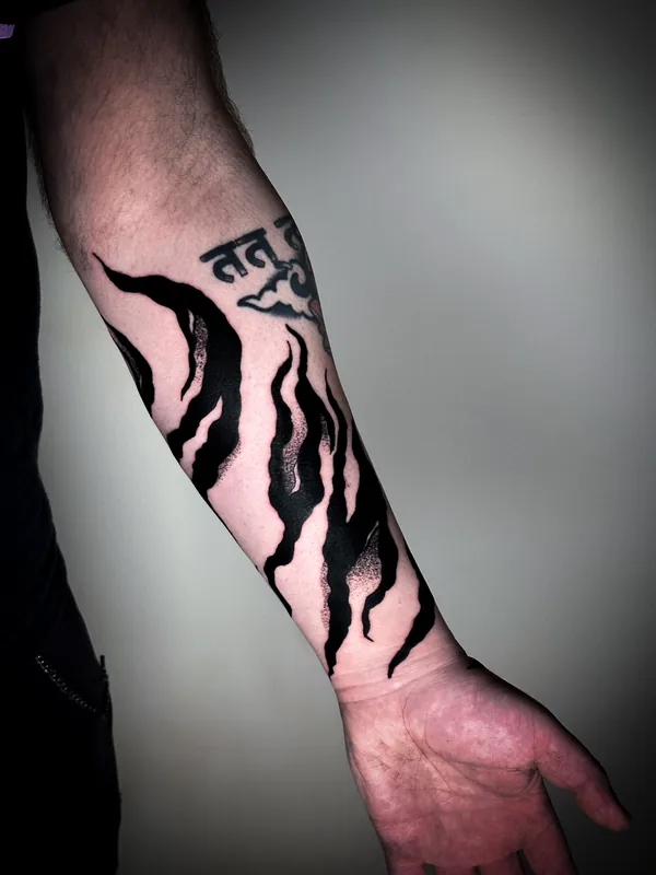 Blackwork tattoo, project 5
